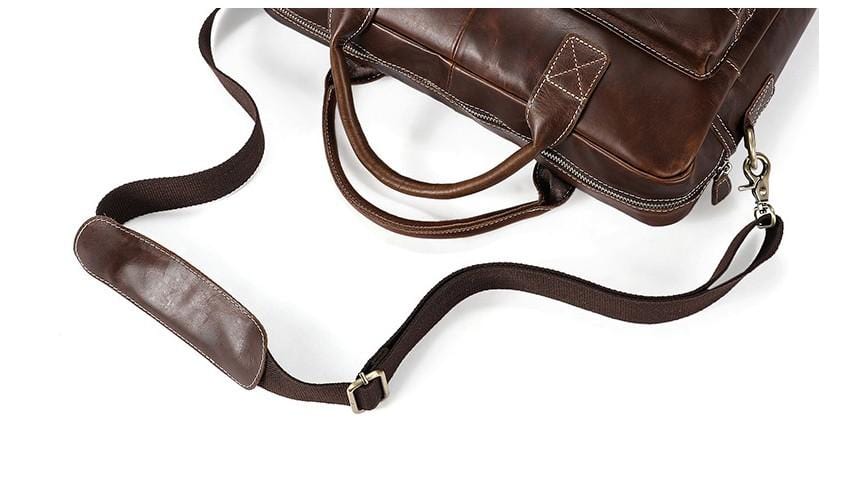 Womens Brown Leather Messenger Bag Mens Satchel