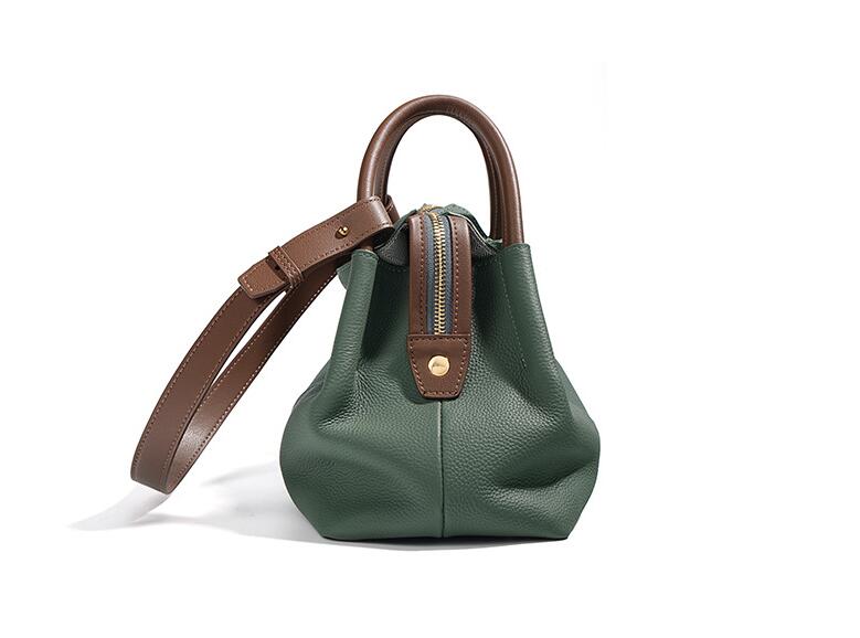 Elegant Women's Leather Tote Crossbody Handbag