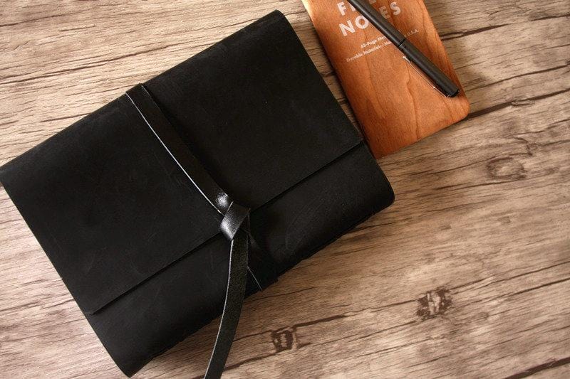 Personalized Leather Baby Boy Memory Book Album