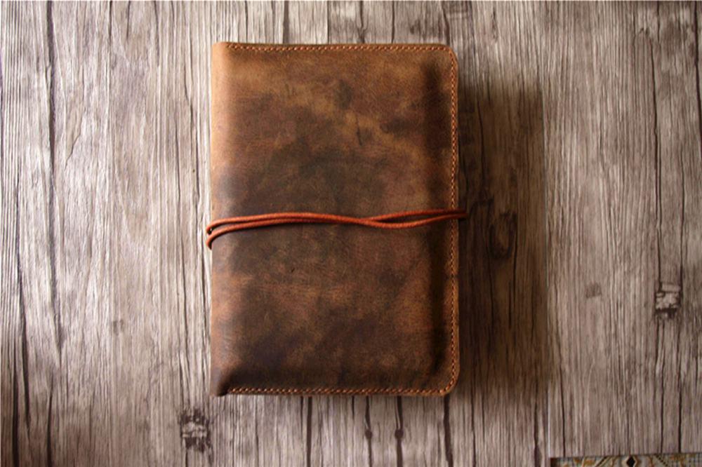 Vintage Leather Refillable Journal Cover