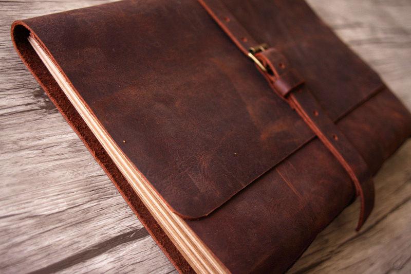Handmade Leather Large Photo Albums Book