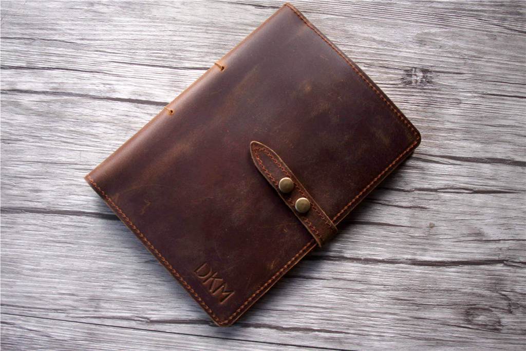 Personalized Journal Cover Leather Notebook Case
