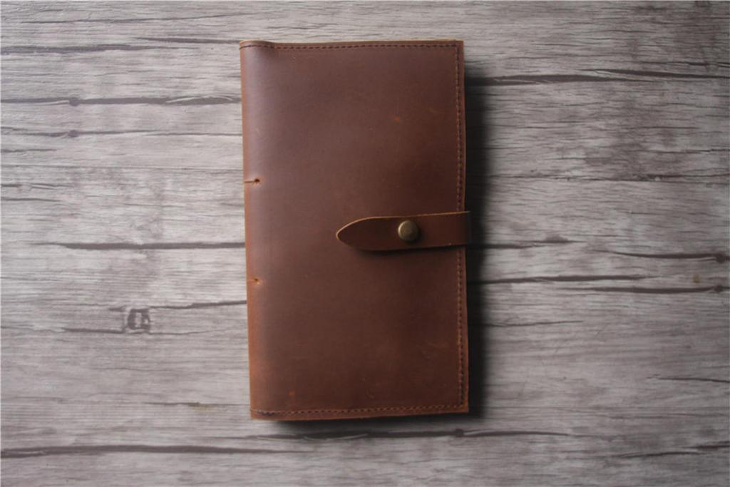 Rustic Leather Travelers Notebook Cover