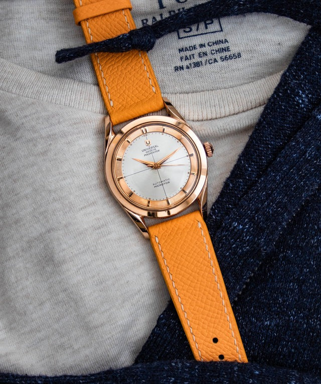 Sun Yellow Epsom Slim Strap