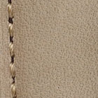 Bracelet en cuir véritable rembourré Whitby en beige pastel pour une élégance raffinée