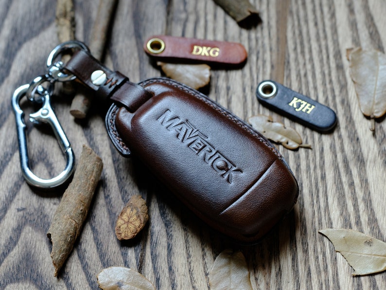 Ford Leather Key Fob Cover| F-Series Key Chain| 23 Ford F150 F250 F350 F450...| Gift For Him| Gift For Dad| Personalized