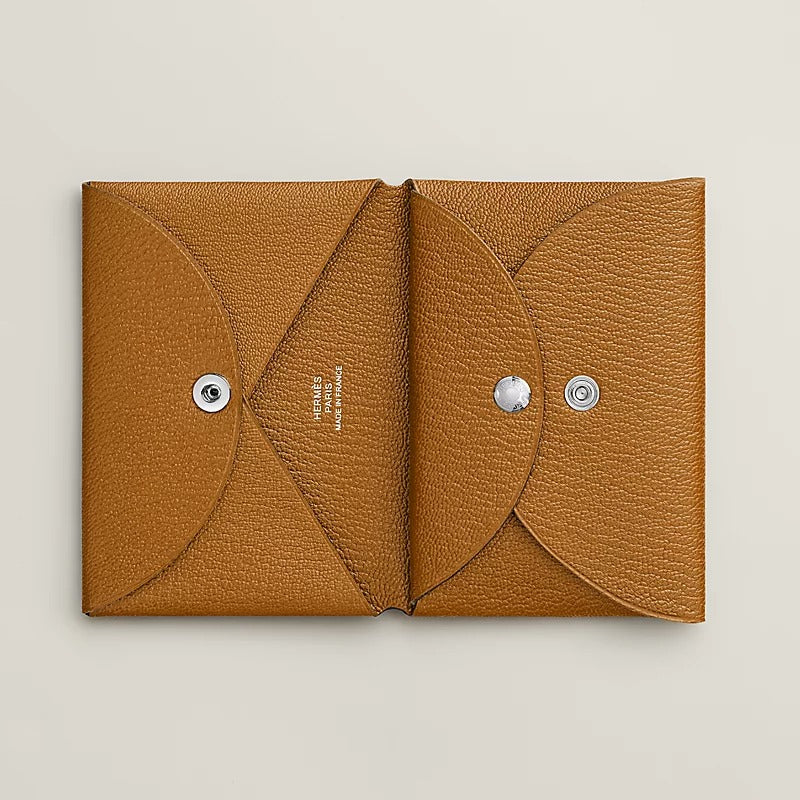 Calvi Duo Compact card holder - Mysore goatskin