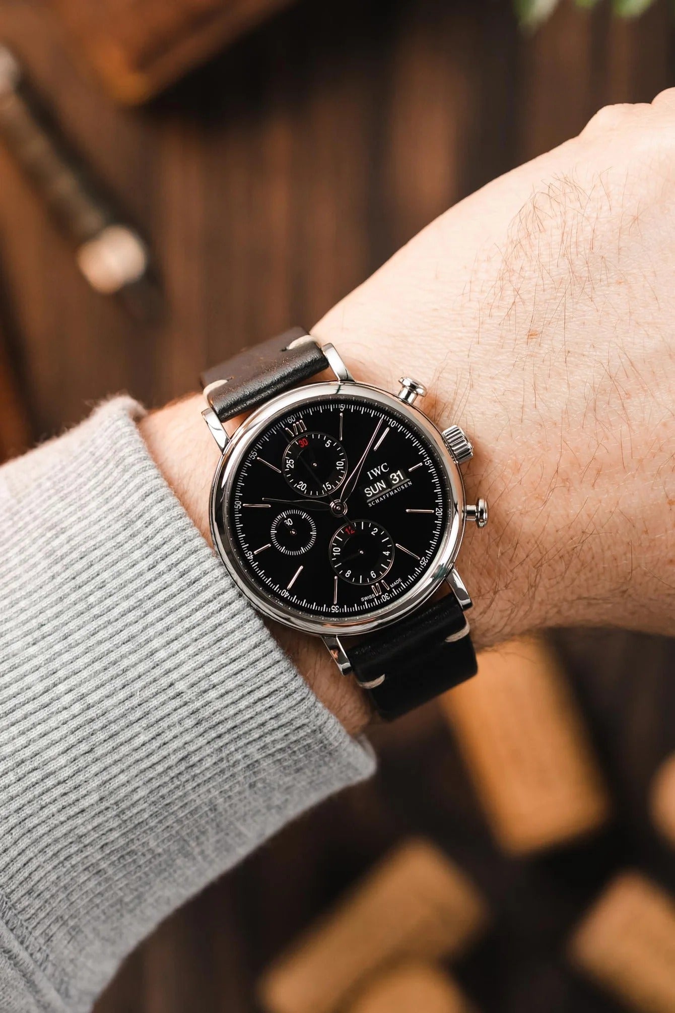 JPM Italian Vintage Leather Watch Strap