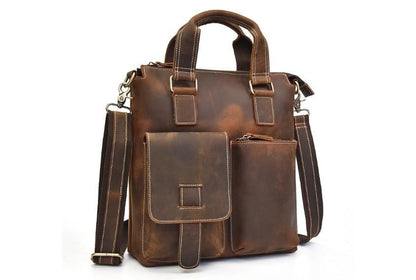 12 Inch Leather Laptop Bags for Men