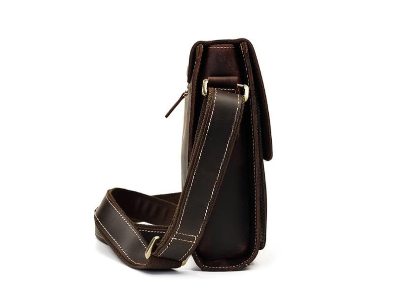 Womens Leather Shoulder Bag Mens Satchel Messenger