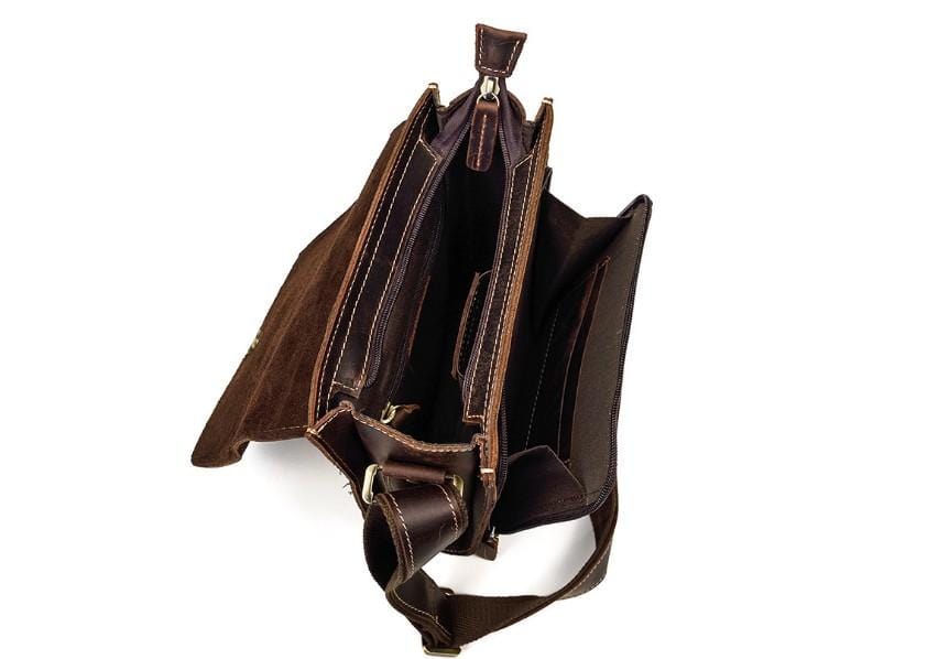 Womens Leather Shoulder Bag Mens Satchel Messenger