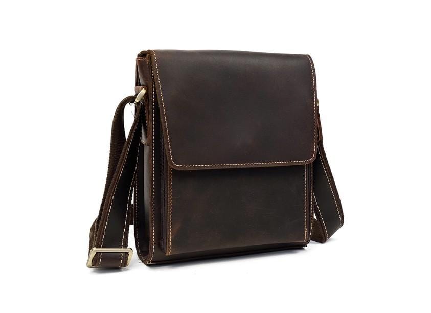 Womens Leather Shoulder Bag Mens Satchel Messenger