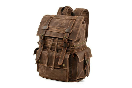 Canvas Backpack Mens Style Bag