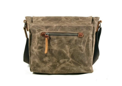 Mens Vintage Canvas Crossbody Messenger Bag Shoulder