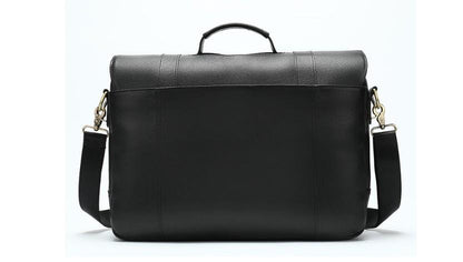 Mens Black Leather Messenger Womens Shoulder Bag