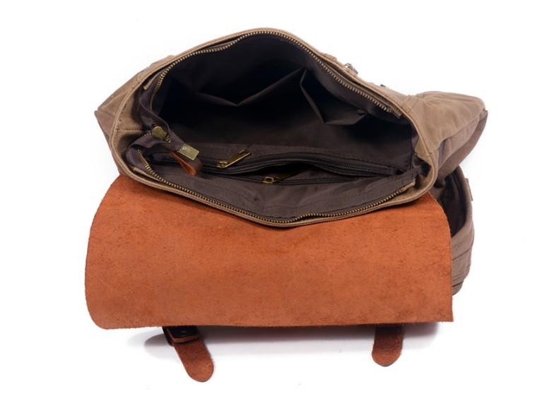 Canvas Travel Backpack Rucksack Bags