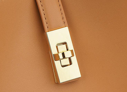 Boutique Small Women's Leather Tote Crossbody Handbag