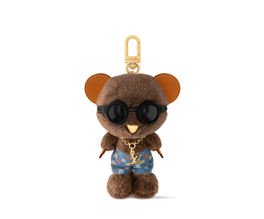 LV Louis Bear Bag Charm