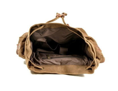 Vintage Large Premium Canvas Backpack Purse Bag