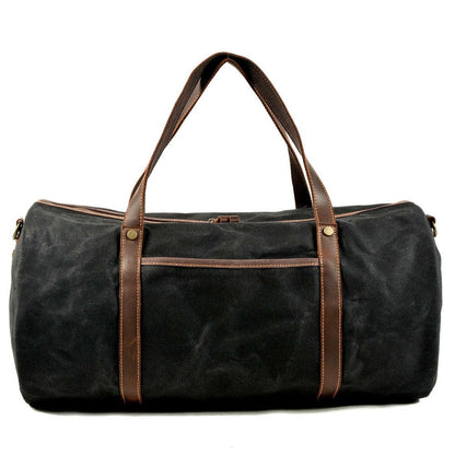 Canvas Duffle Bags Grey Brown Green And Black