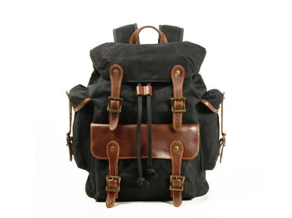 Vintage Large Premium Canvas Backpack Purse Bag