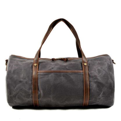 Canvas Duffle Bags Grey Brown Green And Black