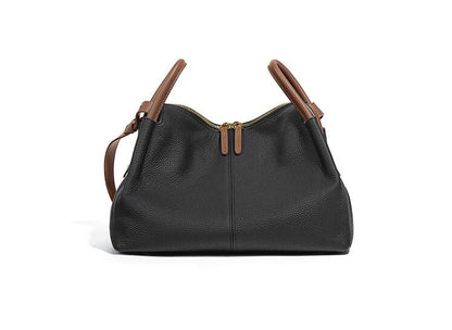 Elegant Women's Leather Tote Crossbody Handbag