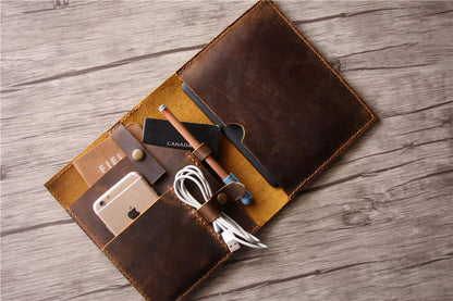 Monogrammed Kindle Paperwhite Leather Case Cover