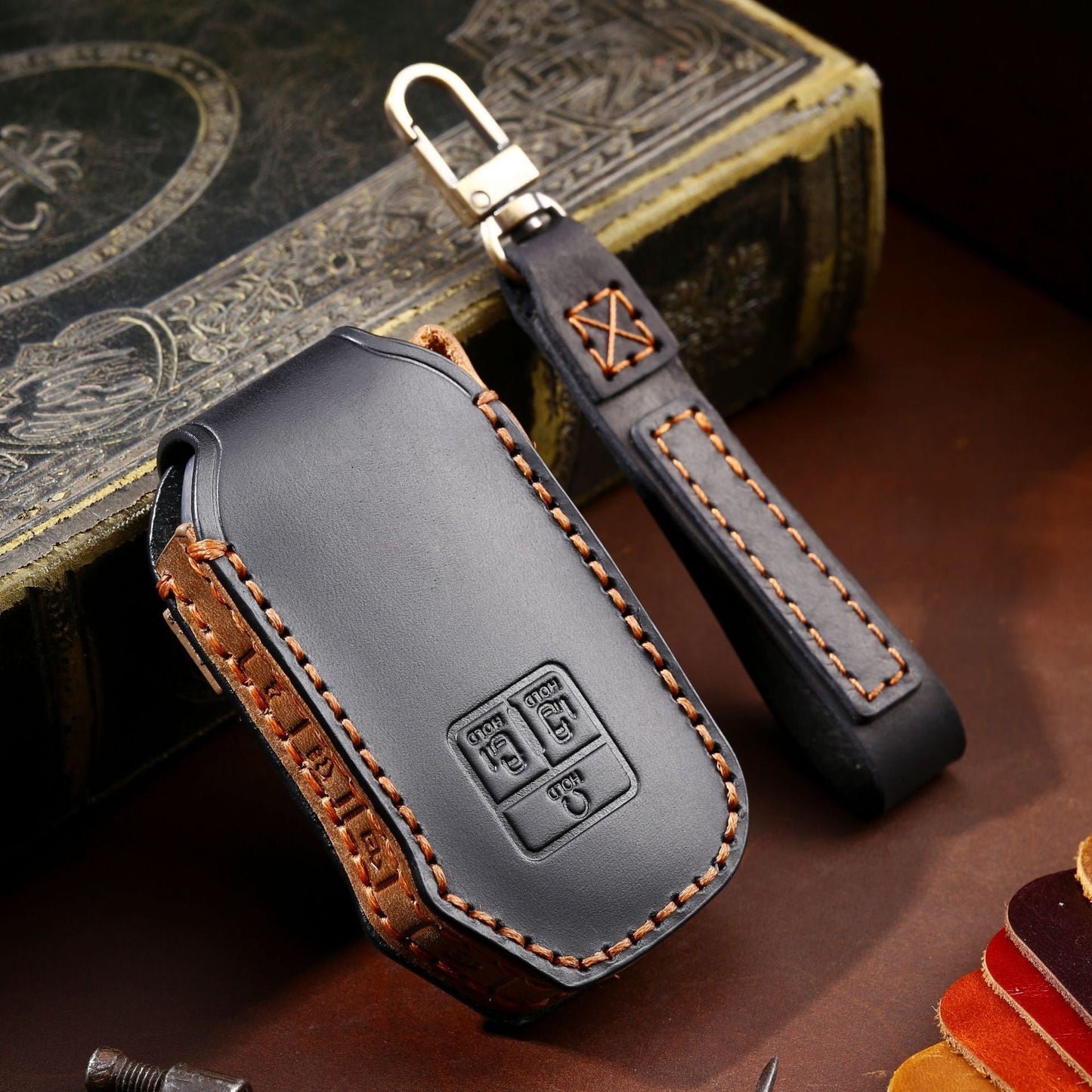 KIA Leather Car Key Case