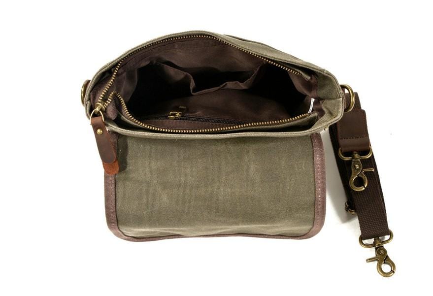 Womens Canvas Messenger Purse Bag