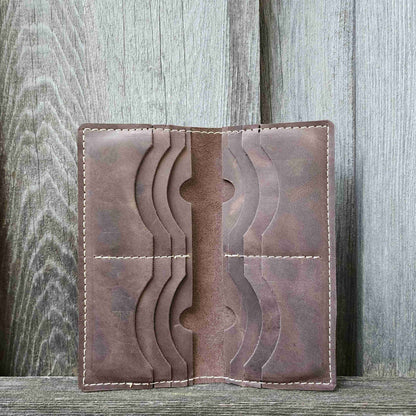 The Long Wallet - Black 100% Full-Grain Leather Long Wallet