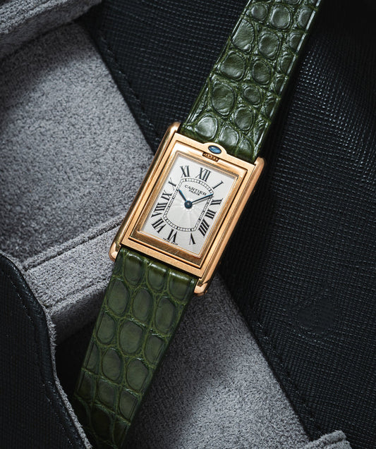 Matte Mahogany Alligator Flank Stitchless Strap