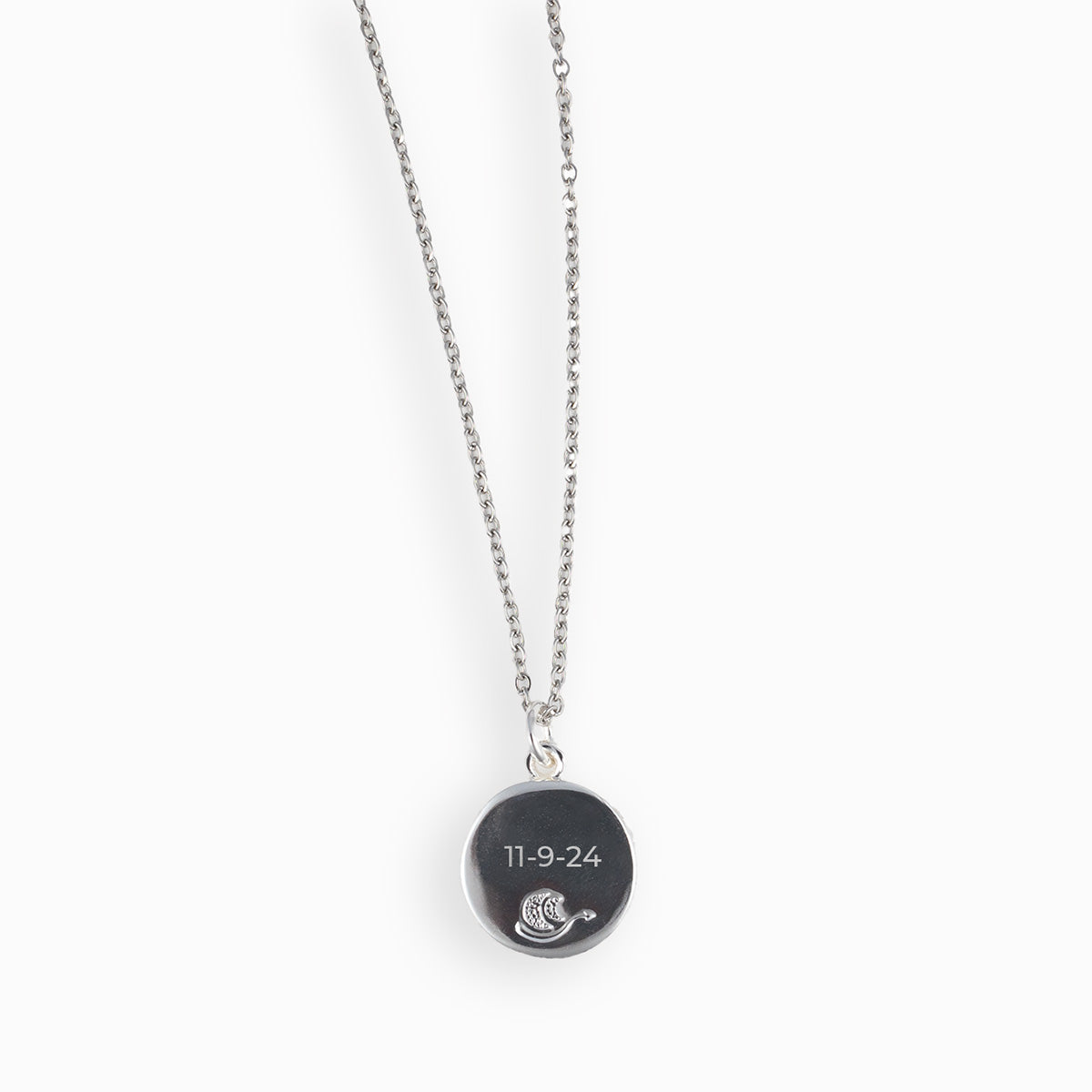 Personalized Engraved Choose Your Moon Phase Charmed Simplicity Necklace