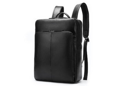 Womens Black Leather Backpack Purse