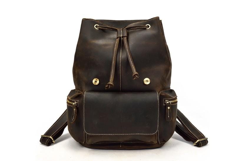 Designer Womens Leather Backpack Purse Rucksack