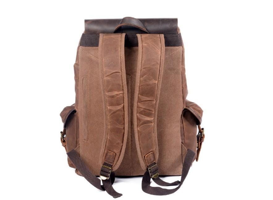 Designer Waxed Canvas Backpack Rucksack Bag for Men