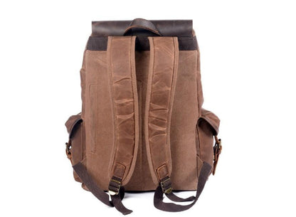Designer Waxed Canvas Backpack Rucksack Bag for Men