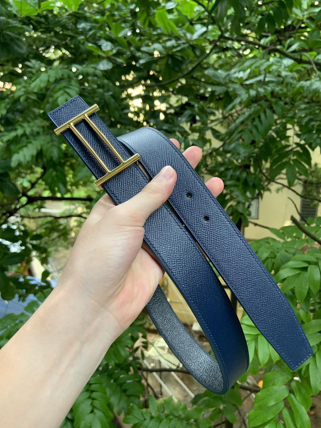 Hand-stitched Full-grain Cowhide Belt 3