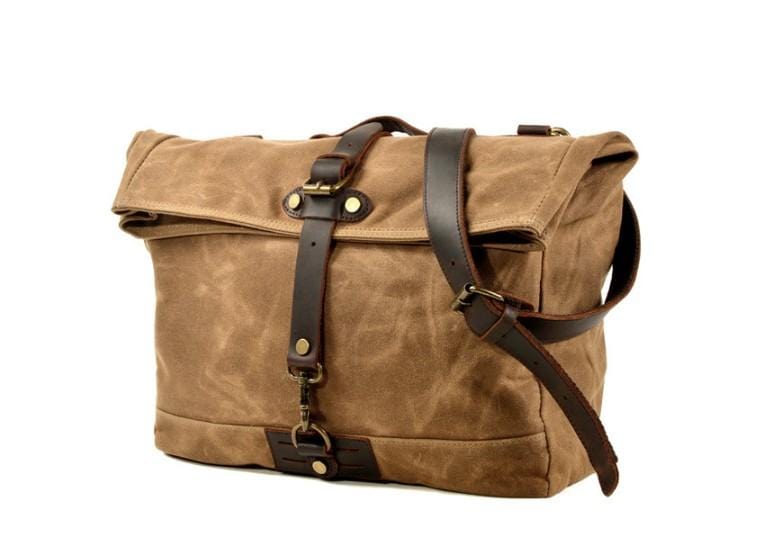 Mens Canvas Computer Messenger Purse Bag