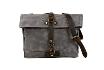 Women's Canvas Crossbody Messenger Handbag in Khaki, Green or Grey