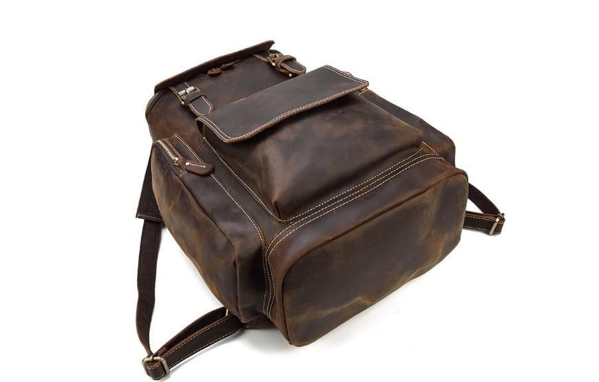 Mens Designer Leather Backpack Womens Rucksack Purse