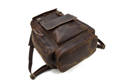Mens Designer Leather Backpack Womens Rucksack Purse
