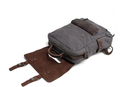 Canvas Laptop Backpack Bag Travel Rucksacks