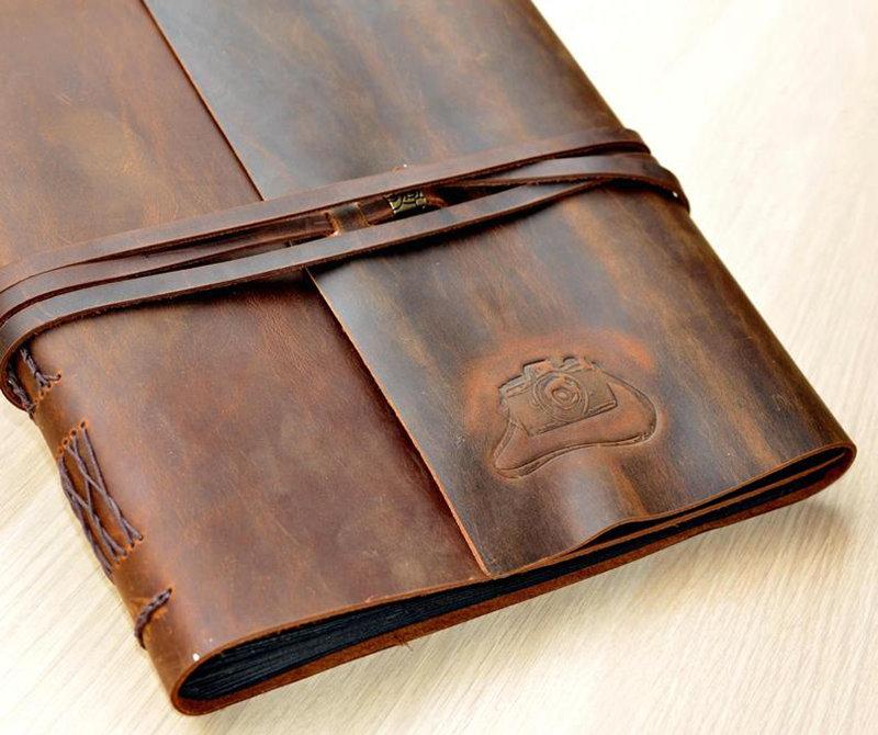 Personalized Leather Pet Photo Albums
