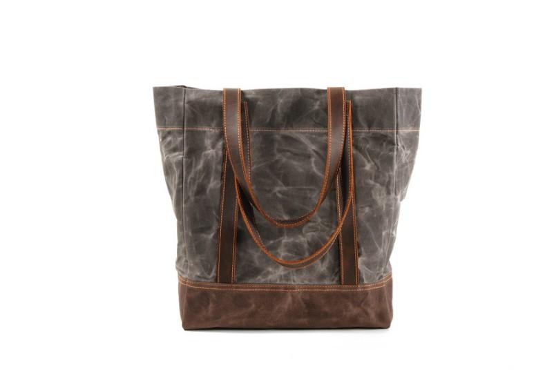 Canvas Leather Handbags Leather Tote Bags