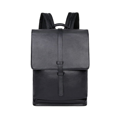 Small Black Leather Backpack Purse Bag