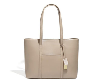 Women's City Leather Shoulder Tote Handbag