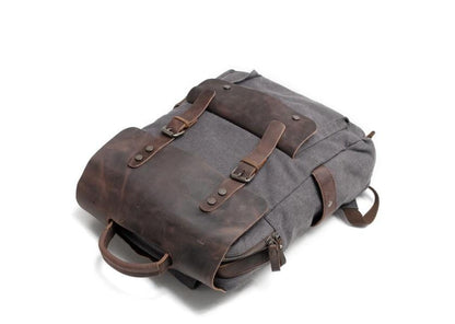 Canvas Laptop Backpack Bag Travel Rucksacks