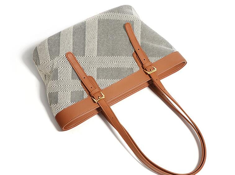 Women's Daily Leather Shoulder Tote Handbag