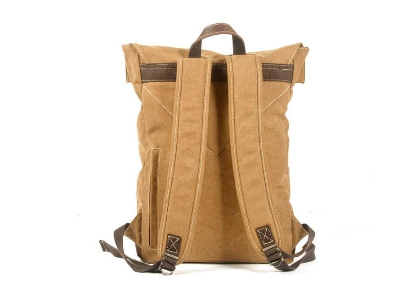 Vintage Canvas Hiking Backpack Rucksack Bag